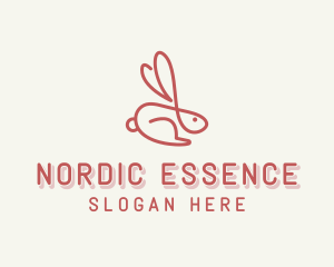 Bunny Pet Rabbit logo design