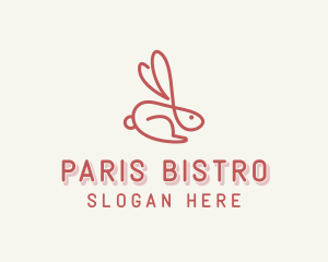 Bunny Pet Rabbit logo design