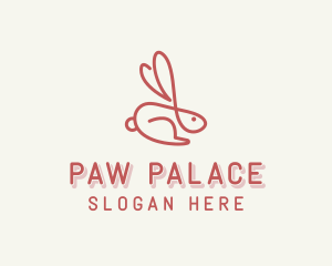 Pet - Bunny Pet Rabbit logo design