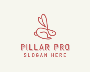 Bunny Pet Rabbit logo design