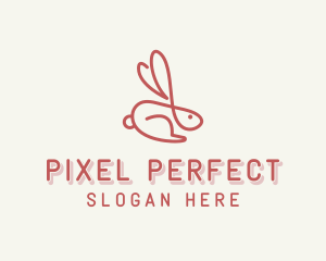 Bunny Pet Rabbit logo design