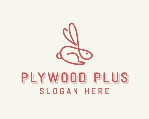 Bunny Pet Rabbit logo design