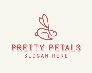 Bunny Pet Rabbit logo design