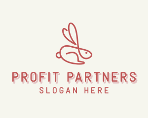 Bunny Pet Rabbit logo design