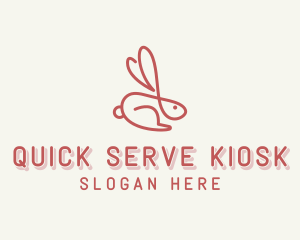 Bunny Pet Rabbit logo design