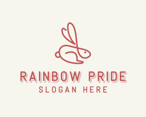 Bunny Pet Rabbit logo design