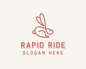 Bunny Pet Rabbit logo design