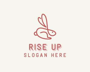 Bunny Pet Rabbit logo design