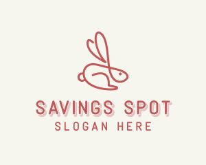 Bunny Pet Rabbit logo design