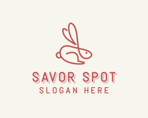 Bunny Pet Rabbit logo design