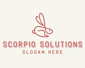 Bunny Pet Rabbit logo design