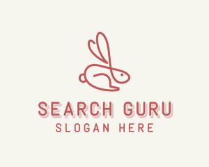 Bunny Pet Rabbit logo design