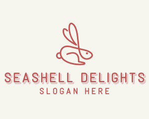 Bunny Pet Rabbit logo design