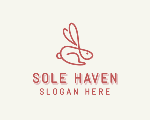 Bunny Pet Rabbit logo design