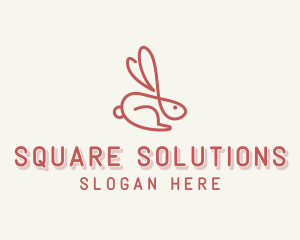 Bunny Pet Rabbit logo design