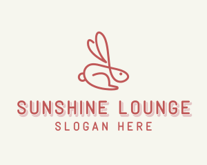 Bunny Pet Rabbit logo design