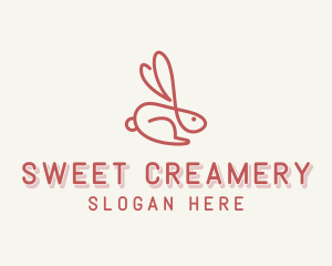 Bunny Pet Rabbit logo design