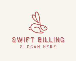 Bunny Pet Rabbit logo design