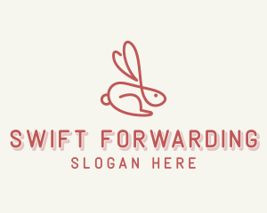 Bunny Pet Rabbit logo design