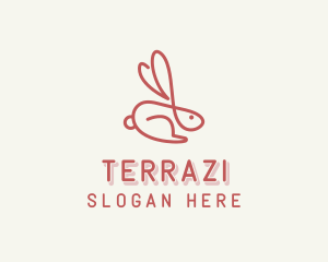 Bunny Pet Rabbit logo design