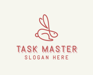 Bunny Pet Rabbit logo design