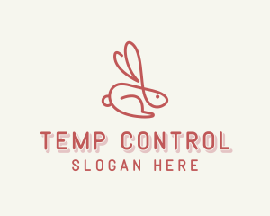 Bunny Pet Rabbit logo design