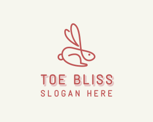 Bunny Pet Rabbit logo design