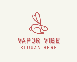 Bunny Pet Rabbit logo design