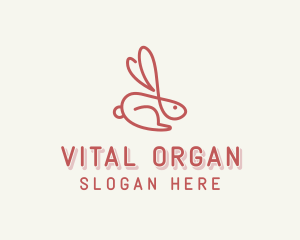 Bunny Pet Rabbit logo design