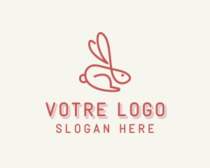 Rabbit - Bunny Pet Rabbit logo design