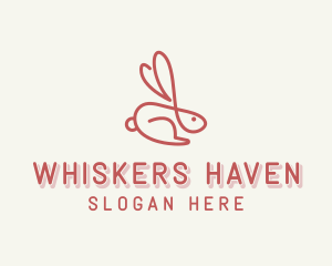 Bunny Pet Rabbit logo design