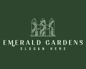 Yard Fence Landscaping logo design