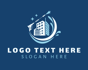 Building Pressure Washing logo design