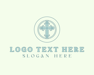 Christianity - Holy Cross Parish logo design