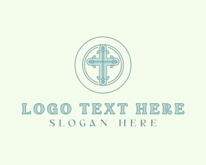 Preacher - Holy Cross Parish logo design