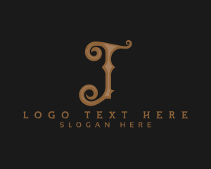 Cafe - Deluxe Premium Boutique Letter T logo design