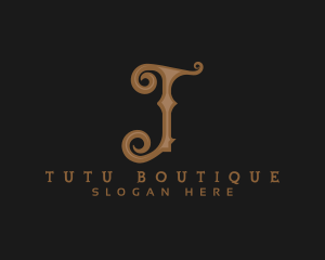 Deluxe Premium Boutique Letter T logo design