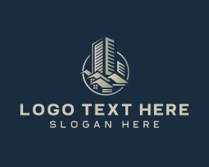 Construction - Building Real Estate Property logo design