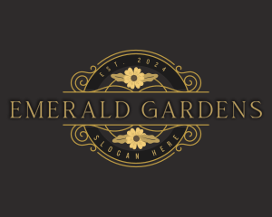 Elegant Garden Flower logo design