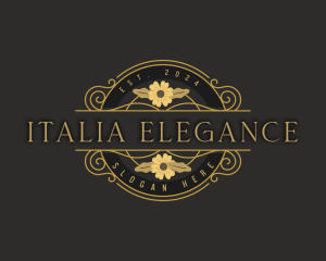 Elegant Garden Flower logo design