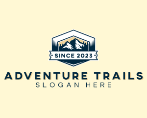 Outdoor Mountain Summit logo design