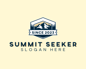 Outdoor Mountain Summit logo design