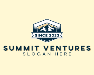 Outdoor Mountain Summit logo design