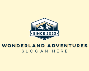 Outdoor Mountain Summit logo design