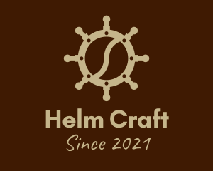 Helm - Coffee Bean Helm logo design