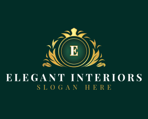 Deluxe Luxury Decorative logo design