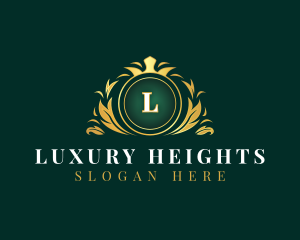 Deluxe Luxury Decorative logo design