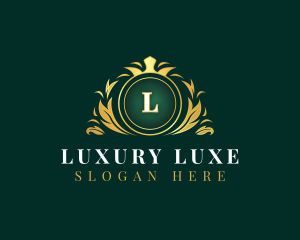 Deluxe Luxury Decorative logo design