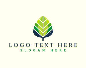 Arborist Leaf Garden Logo