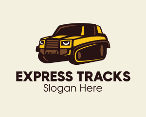 Modern Track Vehicle  logo design